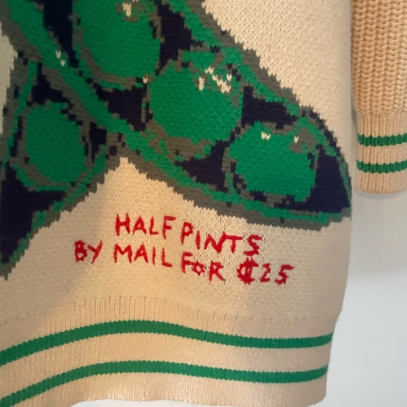 Anthropologie 2025 Pea Pod Varsity Cardigan - Picture 5 of 7